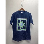 Vintage Lancaster Shirt Pa Pennsylvania Blue Graphic Quilt Tee 1990S Vtg M. Fixed Price $12.00.