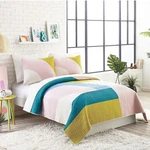 Ampersand Modshapes Quilt Set, Pink, Twin. Fixed Price $76.13.
