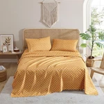 Indigo Ink King Size 4-PIECE Set Fitted & Flat Pillowcases Me. Fixed Price $56.79.
