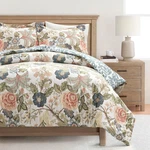 Sydney Floral Reversible King Comforter Set - Green & Blue Vintage Bedding. Fixed Price $270.99.