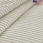 Luxury Chenille Bedspread Soft Lightweight Textured Channel Stripe Bedroom Decor. Fixed Price $69.07.