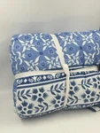 New W/ Flaw Pottery Barn Mark Sikes Clementine King Quilt Blue White Read. Fixed Price $175.00.