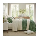 Wonderful Faux Silk King Size Green Velvet Comforter 3 Piece Splici... Fast Ship. Fixed Price $100.99.