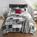 Donna Sharp Indiana Farmhouse 3PC Pieced Cotton Quilt Set. Fixed Price $133.00.