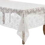 Saro Lifestyle Cressida Collection Crochet 88" X 65" (rectangular), White. Fixed Price $61.99.