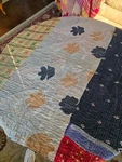 Indian Kantha Vintage Blanket Throw Quilt Bedspread Hand Stitched, Reversible. Fixed Price $24.99.