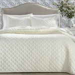 Martha Stewart Tufted Velvet Full / Queen Quilt Ivory - $300. Fixed Price $166.00.