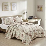 Hig 3 Pieces Flora Print Bedspread With Two Pillow Shams For Bedroom. Fixed Price $54.90.
