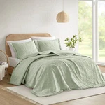 Queen Bedspread Oversized Chenille Floral Bespread W/ Fringes Bedding Set Cozy. Fixed Price $167.18.