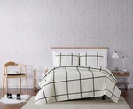 Truly Soft Everyday Kurt Black And White Stripe Quilt, Full/queen, Windowpane. Fixed Price $89.84.