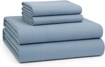 Lane Linen Cotton Flannel Size Sheets Set - Brushed Queen, French Blue. Fixed Price $71.99.