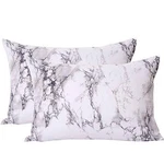 Nanko Marble Case/pillow Shams Queen Set 2, Microfiber Cases.... Fixed Price $22.39.