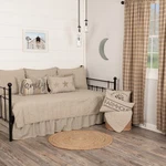 Sawyer Mill Farmhouse Charcoal Ticking Stripe 5PC Daybed Quilt Set Vhc Brands. Fixed Price $169.95.