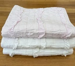 Set Of 3 Simply Shabby Chic Rachel Ashwell Quilted & Ruffled Shams Pink White. Fixed Price $32.95.