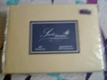 Sunham Suite Dreams Cotton Sateen Yellow Queen Sheet Set New. Fixed Price $45.00.