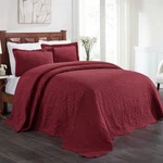 Aspen Cotton Blend Medium Weight Jacquard Woven Floral Bedspread And Sham Set. Fixed Price $89.10.