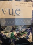 Boho Boutique Utopia Standard Sham Vue By Ellery Floral Quilted Pattern Geo. Fixed Price $12.00.