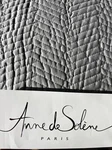 Anne De Sol Paris Quilted/coverlet Queen Lutece 100% Cotton Gray Nwt. Fixed Price $125.00.