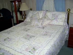 Rachel Ashwell-regent Park Queen Quilt, Shams + Throw Pillows 86X86. Fixed Price $112.50.