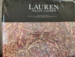 New Ralph Lauren Hallie Refined Paisley King Duvet And 2 Shams $385 Msrp. Fixed Price $144.00.