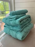 Twin-sized Pottery Barn Teen Pouf Quilt Coverlet With Sham. Two Available.. Fixed Price $97.00.