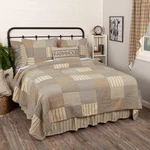 Sawyer Mill Charcoal Luxury King Quilt Country Patchwork Farmhouse. Fixed Price $201.95.
