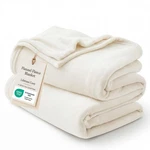 Bedsure Gentlesoft Fleece Blanket Twin Size (60" X 80"), 04 - Cream. Fixed Price $40.69.