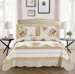 Mk Collection 3PC King/california Oversize Reversible Quilted Bedspread .... Fixed Price $41.65.