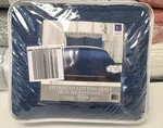 Lush Cor Ava Diamond Oversized Cotton 3 Piece Quilt Set Full/queen Navy Blue. Fixed Price $94.99.