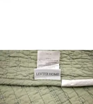 Levtex Home Cross Stitch Queen Bedspread & Shams Set Sage- New. Fixed Price $89.99.