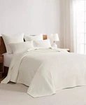 Levtex Cross Stitching 3-PC. Bedspread Sets, King. Fixed Price $40.00.