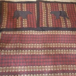 Hiend Accents Quilted King Size Bedcover & Two Standard Pillow Shams Set. Fixed Price $79.99.