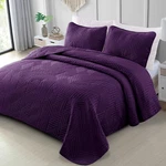 Exclusivo Mezcla California King Quilt Bedding Set, Lightweight Deep Purple. Fixed Price $60.79.