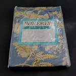 Waverly Augustine Chambray Serena Valance 50 X 18 Cotton Blue Floral Curtain. Fixed Price $29.98.