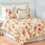 Vera Yellow Pink Floral Twin 2 Piece Quilt Set. Fixed Price $54.99.