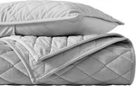 Vera Wang Diamond Velvet Quilt Set 3 Pc, King Silver / Gray. Fixed Price $94.00.