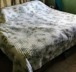 Tommy Bahama Quilt King Size 1-PIECE Soft Breathable Cotton Palm Tree Print. Fixed Price $49.99.