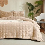 Wondnuga Luxury Soft Velvet Quilt Set Full Queen Size - Lightweight Beddi. Fixed Price $74.70.
