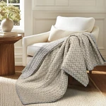 Levtex Home Aditya Reversible Quilted Throw, 50" 60". Fixed Price $20.00.