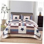 Visimisi Cotton Bedding Quilt Sets 3 Pieces Reversible Coverlet Queen Size Star. Fixed Price $131.75.
