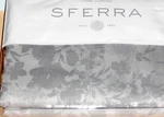 Sferra Chiara F/ Queen Duvet Cover & Boudoir Sham Grey Floral Cotton Sateen New. Fixed Price $265.90.