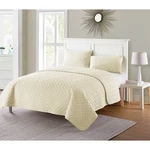 3PC Twin Nina Embossed Quilt Set Ivory - Vcny Home. Fixed Price $27.99.