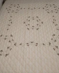 Target Home Ivory Embroidered Quilt Queen 86X92. Fixed Price $40.99.