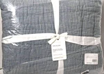 Pottery Barn Belgian Flax Linen Handcrafted Quilt, King/cal.king Chambray Nwt.... Fixed Price $245.95.