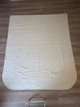 Frette Royal Collection Leaf Matelass Coverlet Queen Made In Italy 79X96. Fixed Price $305.00.