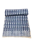 Block Print Kantha Quilt Cotton Indian Bedspread Handmade Bedding Blanket Throw. Fixed Price $66.68.
