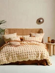 Linen House Haze Quilt Cover Set Pale Peach. Fixed Price $125.41.