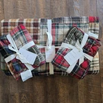 Pottery Barn Peyton Plaid Christmas Full Queen Quilt & 2 Shams New Holiday. Fixed Price $319.99.