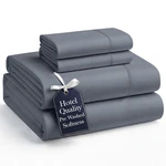 Casa Platino Queen Size Bed Sheets, Pre-washed Microfiber Set, Ultra So.... Fixed Price $31.67.