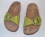 Birkenstock Madrid Green Leather Sandals Shoes 41 10 Med / Narrow. Fixed Price $28.00.